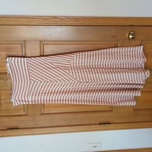 Flowy Promesa striped maxi skirt size M
